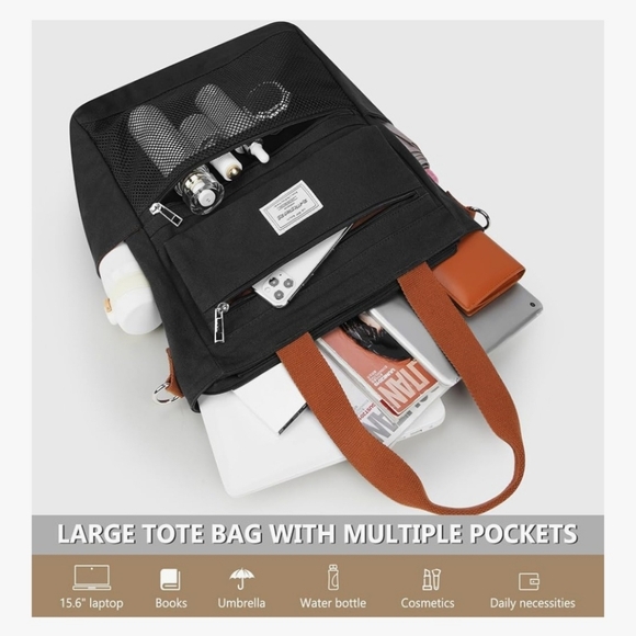 Black and Brown Bag - Picture 3 of 3